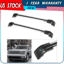 Aluminum Roof Rack Cross Bar Vehicle Fits For 2018-2019 VW Volkswagen Atlas