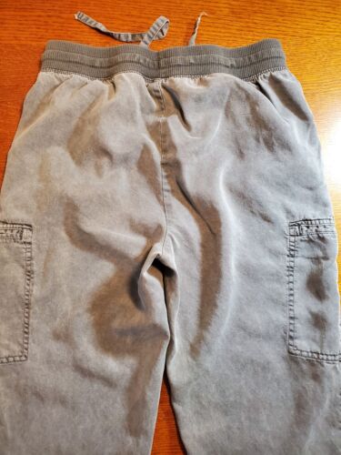 Aerie Pantalone Joggers Donna Medium Chambray Elasticizzato Felpa Grigio Nero - Foto 15 di 16