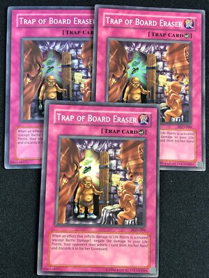 YUGIOH TRAP OF BOARD ERASER PGD-099 SUPER X3 NM