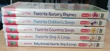 Lot of 5 DVD & CD Baby Genius Favorite Musical Nursery Rhymes Adventure See Pic