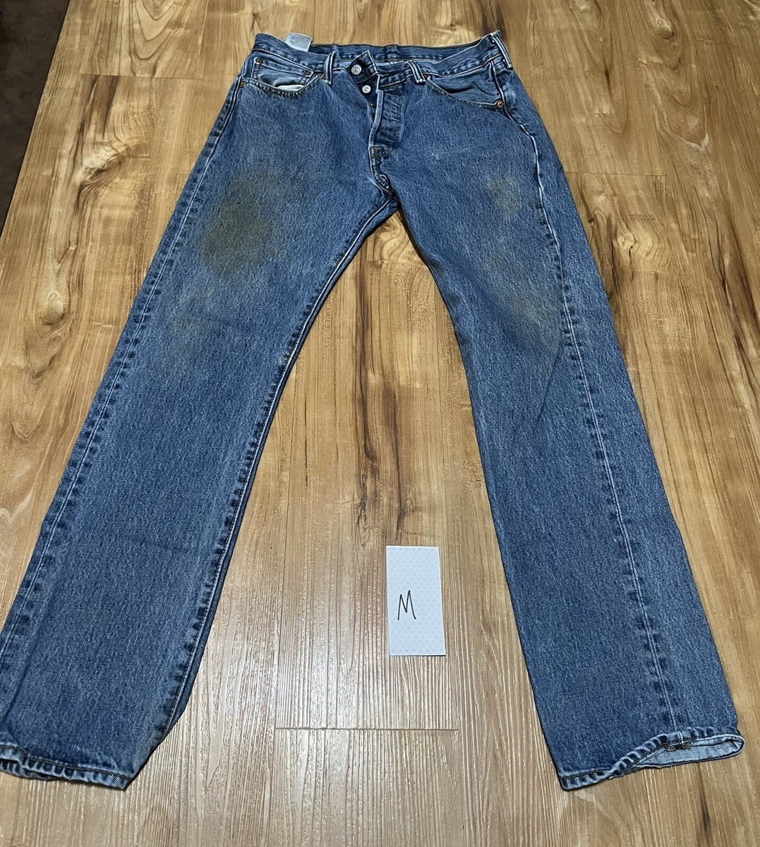 Vintage Levi 501 Jeans Button Fly 32x32 VTG Denim 90s Y2K
