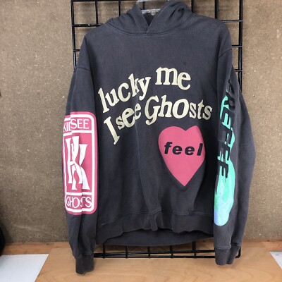 Kanye West Lucky Me I See Ghosts Hoodie Camp Flog Gnaw Nov 11 Kid