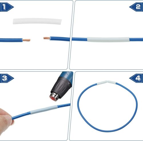 Juego de surtido de tubos retráctiles de 460 piezas Tubo aislante de tubos retráctiles de cable - Imagen 11 de 11