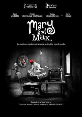 MARY AND MAX Movie POSTER 27x40 Toni Collette Philip Seymour Hoffman Eric Bana