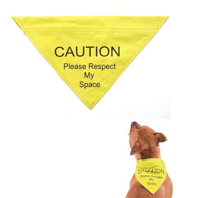 dog warning bandanas