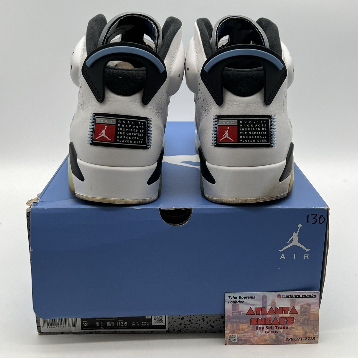 US6.5 美品　Air Jordan 12 Retro 06 グレー/ホワイト Air Jordan 6 Retro 