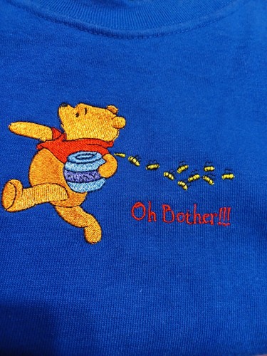 Vintage Kids/youth Winnie the pooh Sweatshirt Size Large Used As-Is - Picture 6 of 7