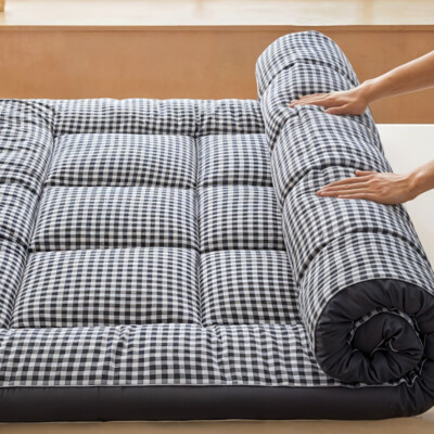 Thick Mattress Sleeping Padded Futon Brushed Quilted Floor Mattress ...