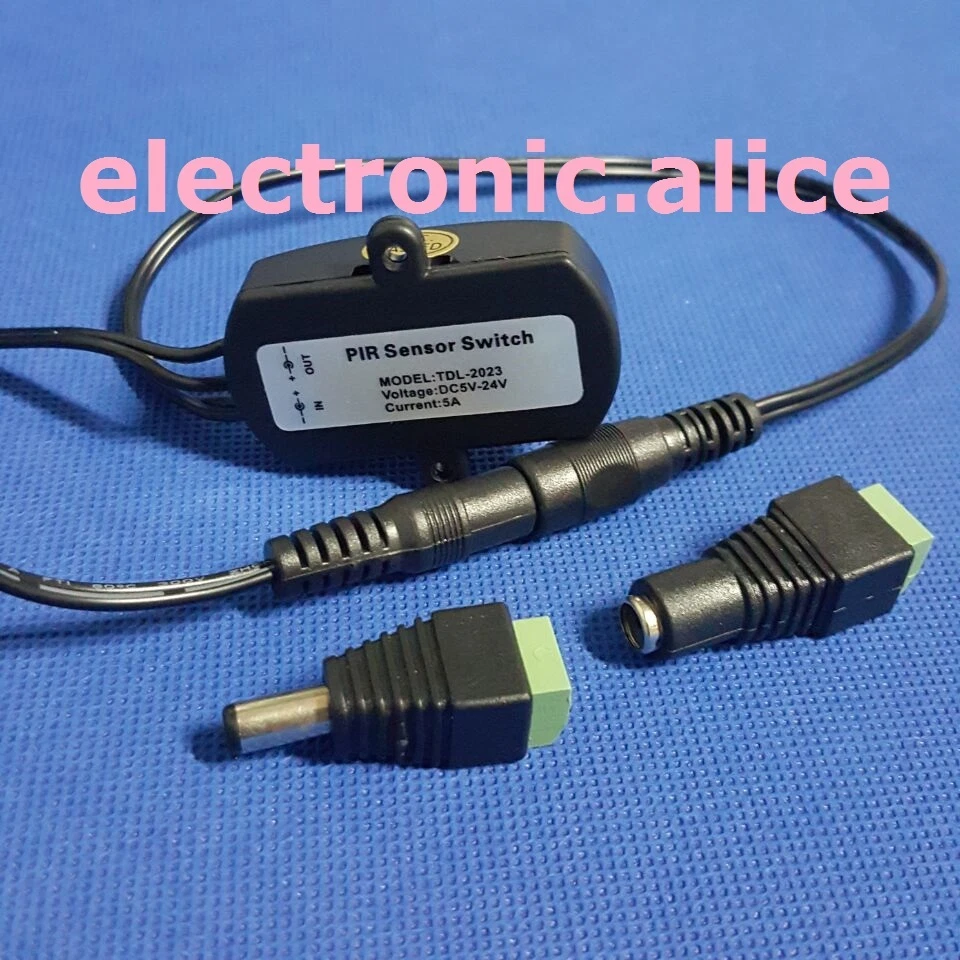 1PCS Automatic MINI DC 12V 24V led strip PIR Body infrared motion sensor switch - Image 2 of 4