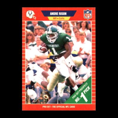 Pro Set Andre Rison Andre Rison 1989 Pro Set Rookie Indianapolis Colts #497 R327K 82 | eBay