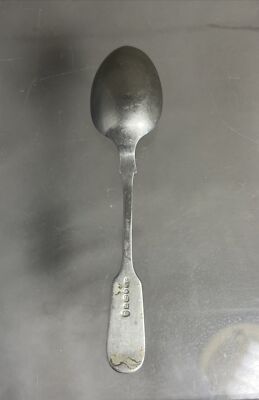 JH&Co Pre-1896 Fiddle Back Spoon Britania Plate BP Crown Mark | eBay