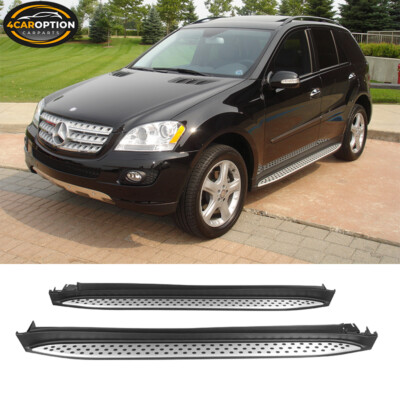 Fits 06-11 Benz W164 ML Class Running Board Side Step Rail Nerf Bar