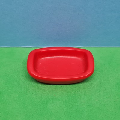 Casque Rouge Playmobil Catégorie 1 Référence 24 - Accessoire D'occasion En Très Bon état, Origine Allemagne