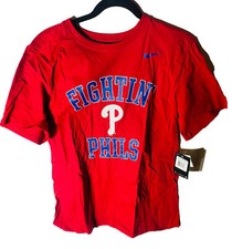 Nike Philadelphia Figthin Phils Short Sleeve T-Shirt RED MEDIUM