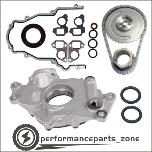 M295 Oil Pump + Timing Chain + Gasket For Chevy GMC 4.8L 5.3L 6.0L LS1