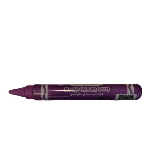 Crayola Body Wash Pen Purple Galloping Grape Scent party favor stocking stuffer - Picture 2 of 4