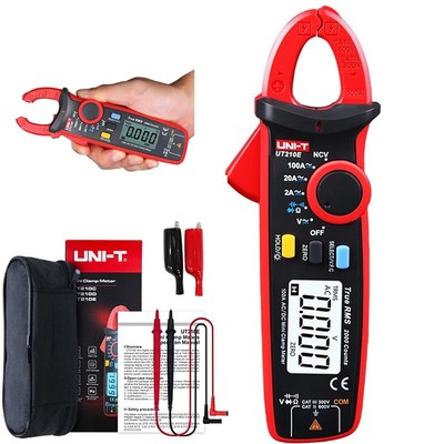 UNI-T UT210E Mini Digital Clamp Meter 100A AC DC Current Voltage True RMS Pliers