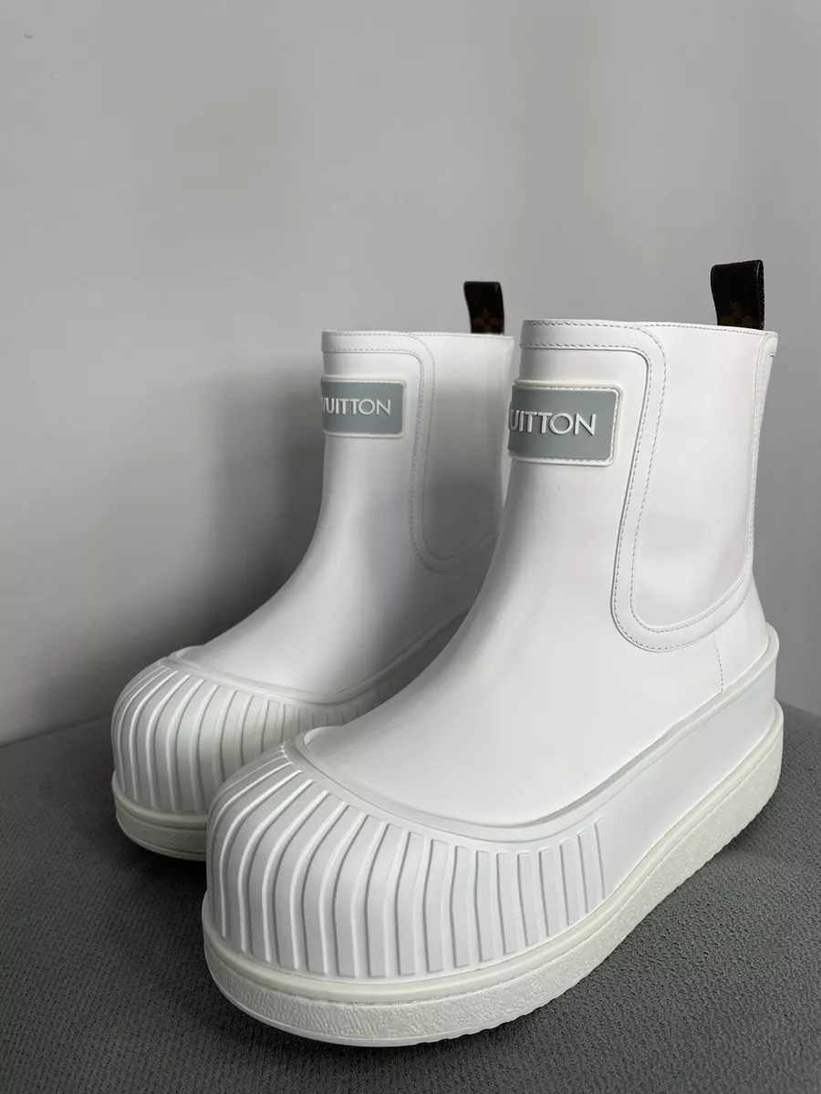 louis vuitton boots white