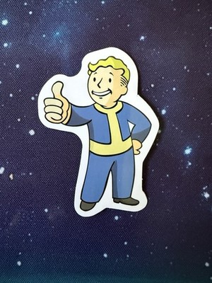 Fallout Sticker Vault Boy TV Show Game Decal Post Apocalypse Gamer Fan Art
