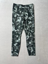 Athleta Lightning 7/8 Tight Camo Women's Size Small Green Camouflage Leggings
