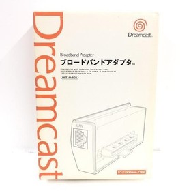 Sega DreamCast BroadBand LAN Adapter HIT-0400 Untested w/BroadBand Passport
