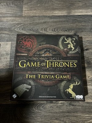 Game of Thrones The Trivia Game FANTASY FLIGHT Games 2015 HBO 100% Complete
