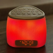 iHome iZBT7 Bluetooth Alarm Clock Speaker Color Changing Light Tested