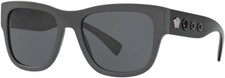 Versace VE4319 519487 56mm Square Sunglasses Sand Grey / Grey Lens
