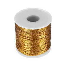 Metallic Cord 3mm 109 Yards Metallic Ornament String Gold