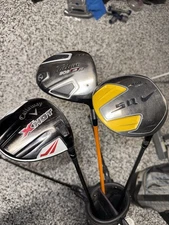 Set Of 3 Drivers Callaway, Titleist, Nike Golf Clubs