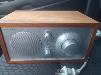 Tivoli Audio Model One AM/FM Tabletop Radio Aux In Walnut Finish- *Works*