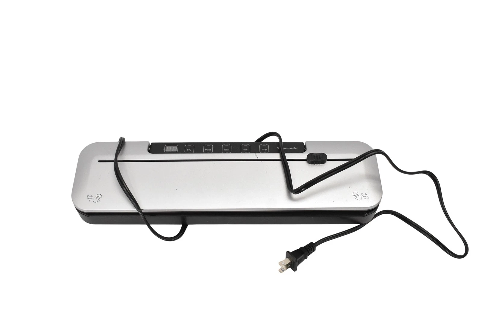 SV301E Vacuum Sealer Silver Electric Automatic Food Sealer Unit 110-120V