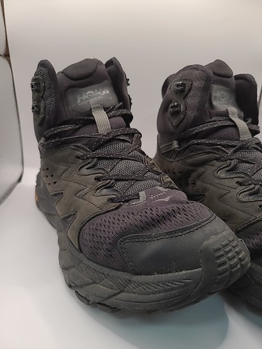Hoka One One Anacapa Breeze Mid Gore-Tex Hiking Shoes - Triple Black Size 10D - Picture 10 of 24