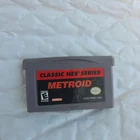 Metroid Classic NES Series GBA Game Boy Advance Authentic Tested