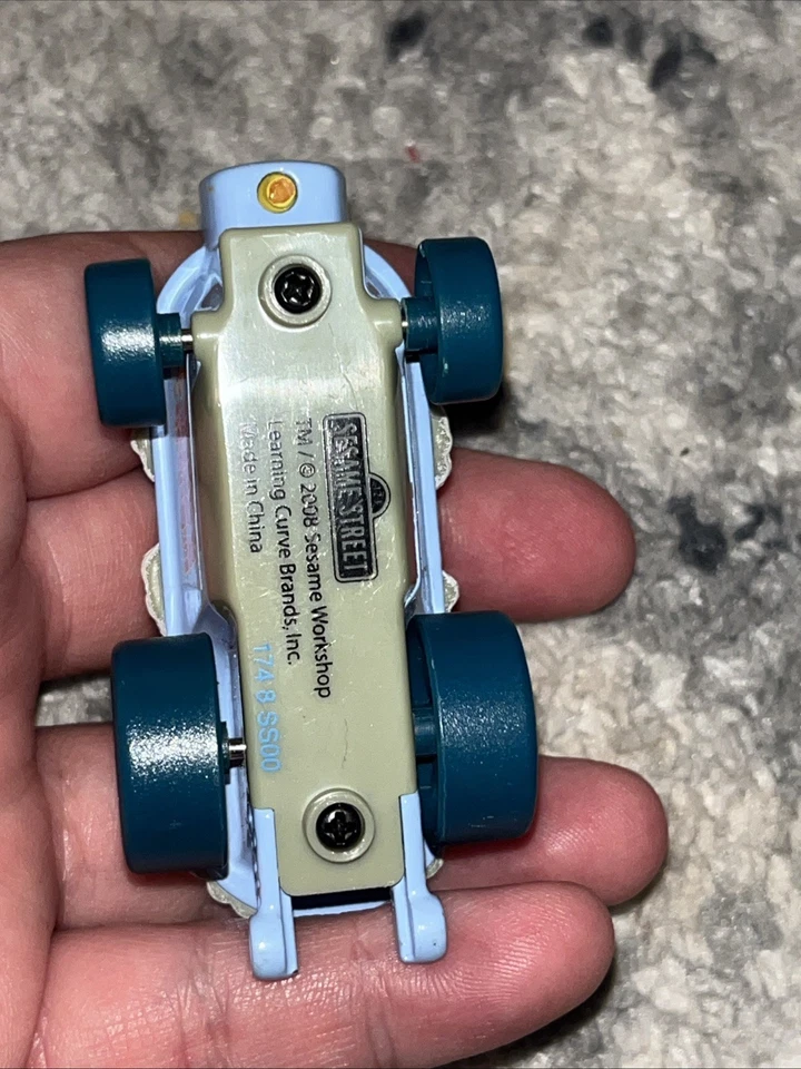 RARE Sesame Street Diecast Learning Curve Brand 2008 Ernie Rubber Duckie Racer - Image 4 of 4