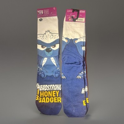 Odd Sox VeeFriends Headstrong Honey Badger Crew Sock Mens Size 8-12 NWT Gary Vee