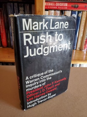 Rush to Judgment - 1st Edition/2nd Print - Mark Lane - 1966, HCDJ