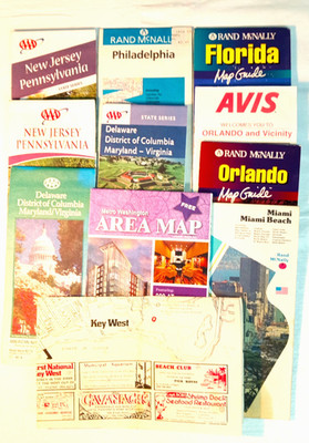 MAPS of PA, NJ, FL, D.C., ORLANDO PHILADELPHIA METRO WASHINGTON MIAMI Key West