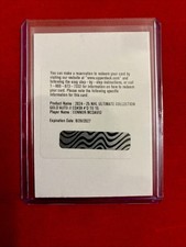 2024-25 Ultimate Collection Gold Auto /15 Connor Mcdavid Redemption