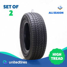Set Of 2 Used 24565r17 Bridgestone Alenza As Ultra 107h - 932