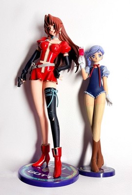 Mon-Sieur BOME ECLAIR & LUMIERE 2-Figure Set Vol 9 Kaiyodo Kiddy Grade LOOSE