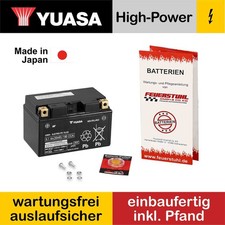 MV Agusta Dragster 800, 2014-2022, batteria YUASA senza manutenzione (incluso deposito 7,50)