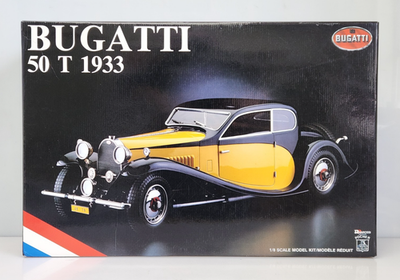 Rivarossi Pocher K76 Bugatti 50 T 1933 Yellow 1/8 Model Kit Sealed