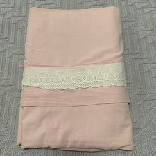 Vintage 1950s pink twin duvet cover