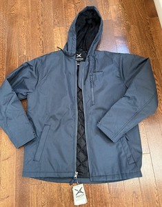 *NEW* ARCTIX L Blue Ski Jacket Hooded Water Repellent Full Zip Men's Winter Coat