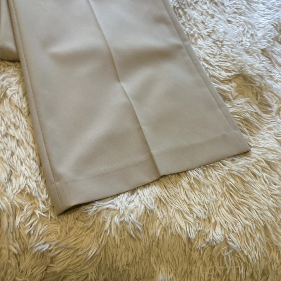 Impresionantes Pantalones Casa Blanca, Mercado Negro Crema, Pierna Ancha Talla 14 Totalmente Nuevos Foto 3 de 4