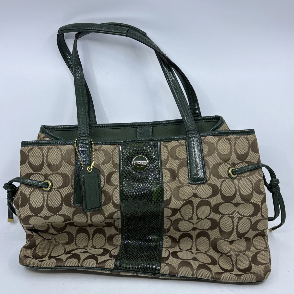 Coach Python Striped Bags & Handbags for Women for sale | eBay