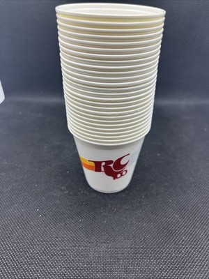 26 Vintage RC 100 Sugar-Free Cola Plastic Sample Cups 3 1/2oz Solo Cup Co USA