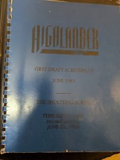 Signiertes Highlander Drehbuch & 100. Episodenkatalog