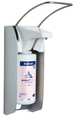 Eurospender 1 plus für 1 l-Flasche langer Armhebel Wandspender von Bode